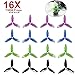 Produktbild DroneAcc 16pcs T3056 3-Blade Propellers 3 Inch Tri Blade Props for 1103 1104 1105 Brushless Motors 130-190mm FPV Racing Drone Quadcopter4 Colors