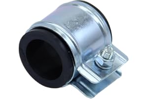 Citomerx Auspuffgummi Auspuffschelle Krümmer-Schalldämpfer 28mm passend für Hercules Zündapp Puch Kreidler Mofa Moped Mokick silber