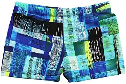 Dreamkon Newest Kids Baby Boys Striped Stretch Beach Swimsuit Swimwear Beach Trunks, Shorts Pants, Clothes For 2-8 Years Old (Camouflage,Multicolor) (Blue, Large)