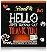 Produktbild Lindt HELLO Thank You Pralinen, 3 unterschiedliche Sorten: Cookies & Cream, Crunchy Nougat und Caramel Brownie, 45g