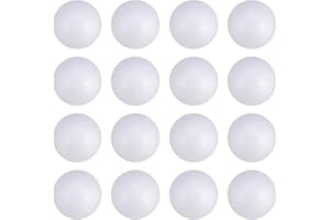 Sewroro Boules De Mousse 100Pcs 4Cm Boules en Mousse Blanches Boules en pour l'art L' Mousse Sphères Rondes Lisses Boules en pour Projets Scolaires Décoration Balles en Mousse Art Décoration