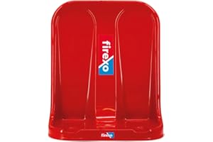 Firexo Extinguisher Stand for 2L, 6L & 9L Fire Extinguisher - Red Fibreglass Double Fire Extinguisher Holder Stand for Home, Kitchen & Offices - Suitable for All Fire Extinguishers