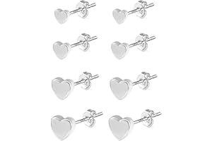 ALEXCRAFT 3 Paia Orecchini Argento Stella 925 14K Oro Placcato Pendenti Stelline Regali Compleano Gioielli