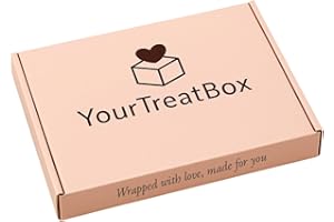 VELAFEE YourTreatBox Birthday Chocolate Gift Box for Women and Men - Chocolate Hamper Selection Box, Happy Birthday Chocolate Assortment, Gift for Him, Gift for Her - 8 Unique Chocolate Bars