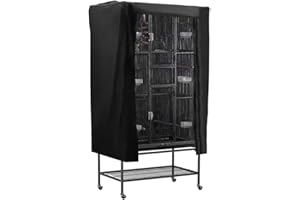 CARPANGO Bird Cage Cover, Large Breathable Soft Universal Bird Parrot Cage Covers Blackout Birdcage Cover Durable Washable