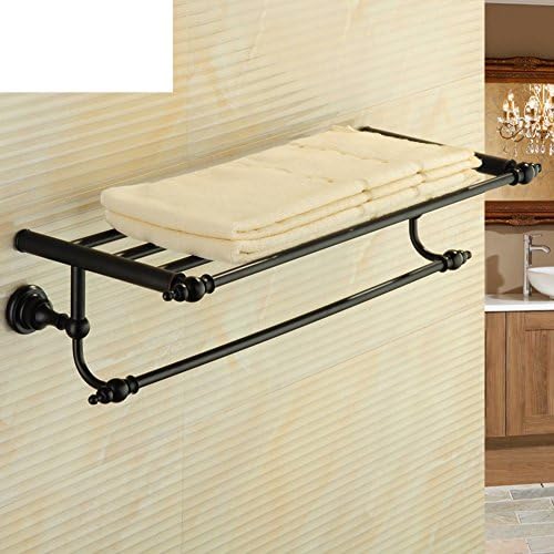 European solid brass bathroom accessories black Towel rack Towel bar bathroom hardware accessories