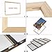 UNIQUEBELLA 50cm x 20cm DIY Wooden Frame/Wooden Stretched for Large Oil Paintings Canvas Wall Art Pictures Prints living room Decor with Accessories