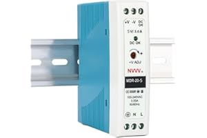 JUNLIN MDR-20-5 AC to DC DIN Rail - Alimentatore di rete 15 W 5 V 3 A