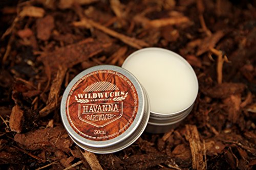 Wildwuchs Bartpflege – Bartwachs HAVANNA – Moustache Wax – Beard Balm für Bart-Styling – 30 ml - 3