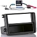 Produktbild Einbauset passend für VW Golf 5 6 Passat EOS + SKODA + SEAT (Radioblende + Doppel Fakra Phantom Radioadapter + DIN-ISO Adapter)