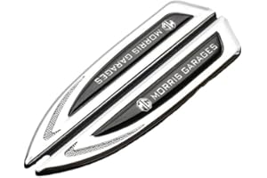 GTFRFD 3D Metal Emblems for MG3 MG4 EV MG5 MG6 MG HS MG Marvel R MG ZS Car Chrome Emblem Sticker Body Logo Letter Sticker Sign Styling Accessories Badge, A