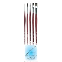 Pinceau Synthétique Da Vinci Serie 1570 Nova Rond - No 0 à 2, Pour Aquarelle, Huile, Acrylique