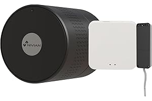 Nivian Cerradura Inteligente WiFi, Apertura Remota sin Llave, Creación de Llaves Virtuales Temporales, Función Autocierre, Instalación Fácil (PACK COMPLETO)