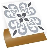Tink Kendinden Yapışkanlı Geometrik 07 Desenli PVC Karo, Yapışkanlı Fayans Kaplama, Fayans &Ccedil;ıkartması, Zemin Duvar Karosu 30x