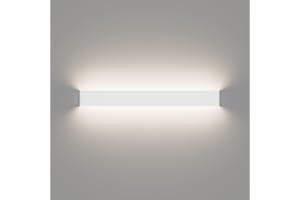 Klighten Applique da Parete Interno Moderno LED 83CM Lampada da Parete 30W Bianco Naturale 4500K Lampada da Muro per Camera da Letto Soggiorno Corridoio Scale (Bianco)