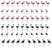 Flamingo Collection (# Flamingo Nail Art Decals C2 #)