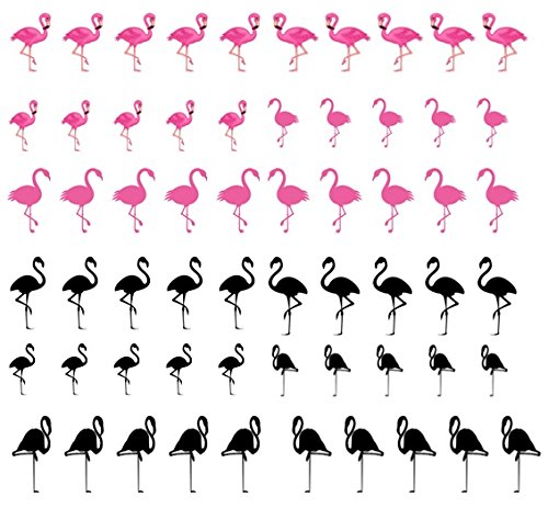 Flamingo Collection (# Flamingo Nail Art Decals C2 #)