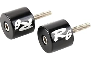 YJS Embouts de Guidon Grip CNC main Cintres Embouts Pour For Yamaha YZF R6