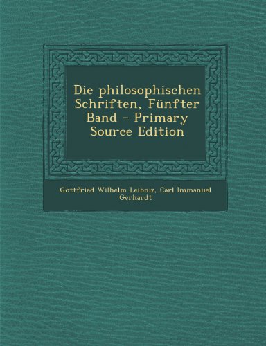 Preisvergleich Produktbild Die Philosophischen Schriften, Funfter Band