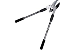 GPH GARDEN PET HOME Heavy Duty Telescopic Lopper with SK5 Steel Blade,Lightweight Labor-Saving Branch Lopper,Garden Tree Loppers,for Chops Thick Branches Home Use,Professional Loppers, 70cm extends to 97cm