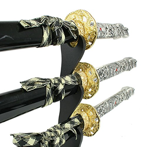 3 teilige G8DS® Samuraischwerter-Garnitur “ Highlander“ inkl. Ständer - 2