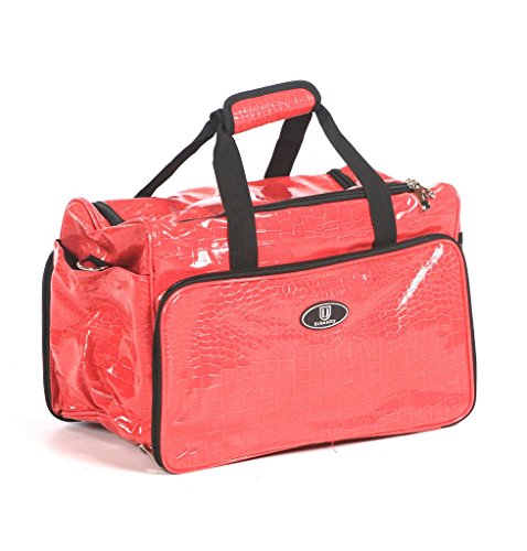 Urbanity Large Professional Hairdressing Hair Stylist Soft Beauty Bag Pink Crocodile