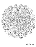 Image de Art Therapy Sketchbook: Sketchbook with therapeutic adult coloring mandala design on cover. Perfect for sketching, drawing, writing, journaling, ... h