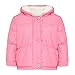 Babaluno Baby - Girls Pink Polka Dot Fleece Lined Coat Size 3-6 Months