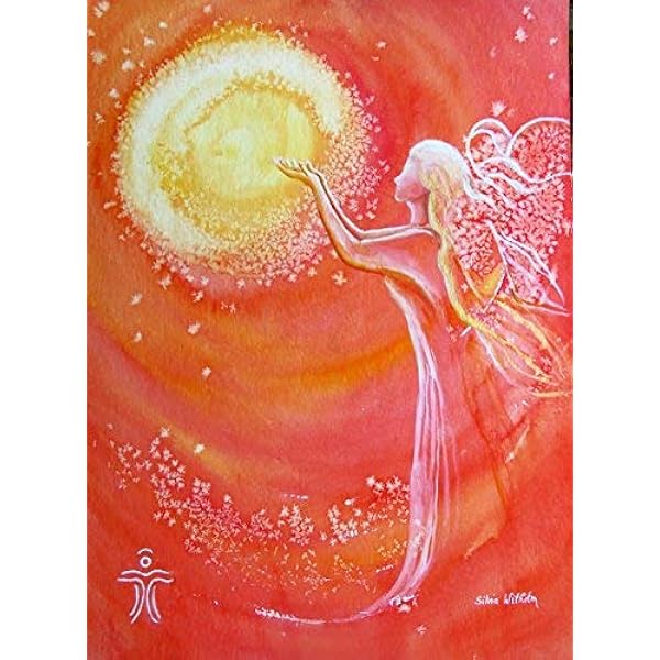 Silwi Art Engelbilder Erzengel Uriel Wandbild Engelkarte Xl Hochwertiger Fotoprint Wanddeko Limitiert Und Handsigniert Amazon De Kuche Haushalt Wohnen