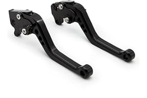 NICEDOLL CNC Motorrad Kupplung Bremshebel für CBR650F CBR650A CBR650R CB650F CB650R 2014-2022, NC700 NC700X NC750S NC750X 2016-2020 Kurz