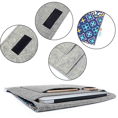 Te-Rich-13 „Macbook Air / 13“ Macbook Pro Retina Display / 12.9 „iPad Pro / 13,3“ Macbook Air / 13,3 „Macbook Pro Retina Display Filz Sleeve Abdeckungs-Fall Trage-Schutz-Beutel-Umschlag gepasst die meisten 11-Zoll-Ultrabooks und Laptops - 6