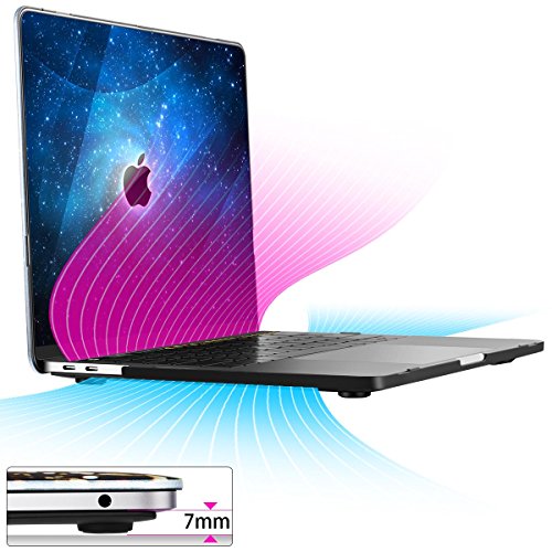 miger MacBook Pro 33  cm Case 2017    2016  Hard Shell Schutzh  lle f  r A1706 A1708 mehrfarbig Galaxy 13 Inches Model A1706 A1708 