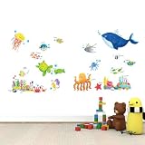 Decowall DW-1311 Unter dem Meer Wandsticker Wandaufkleber Wandtattoo Kinderzimmer - 6