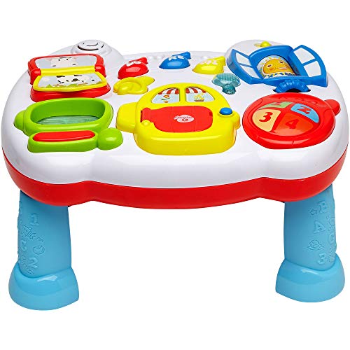 Vitamina G- Tavolino con Luci e Suoni, Colore Lino, Globo_05072