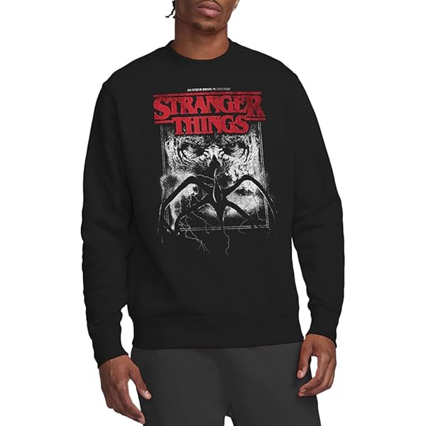 Sweat à capuche Stranger Things Hellfire Club noir et blanc M