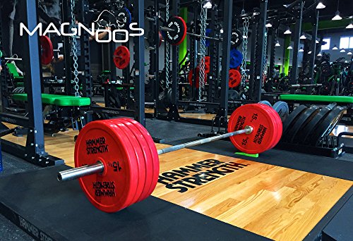 MAGNOOS Easyloader – Mühelos Gewichtsscheiben Be- und Entladen | Ideal für Kreuzheben, Crossfit, Gewichtheben, Strongman, Powerlifting, Strength & Fitness Athleten | Rutschfeste Flächen | Perfekter Halt | Kein Wegrollen Mehr Möglich | Das Perfekte Weihnachts-Geschenk für starke Athleten - 2