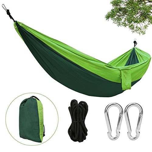 Hauea Portable Travel Camping Hammock Ultralight Double Portable