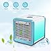 Produktbild Tragbare Klimaanlage Luftkühler Air Cooler, Mini Mobiles Klimagerät Verdunstungs,Luftbefeuchter&Luftreiniger Ventilator mit USB Anschluß (Einstellbare 7 Stimmungslichter - 3 Windgeschwindigkeit) (Air cooler - New)