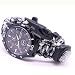 Produktbild HCFKJ Outdoor Survival Watch Armband Paracord Kompass Flint Fire Starter Whistle (C)
