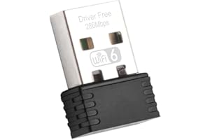 CALONNY Clé WiFi USB Lien clé WiFi 6 286Mbps Adaptateur USB Carte Réseau (286)