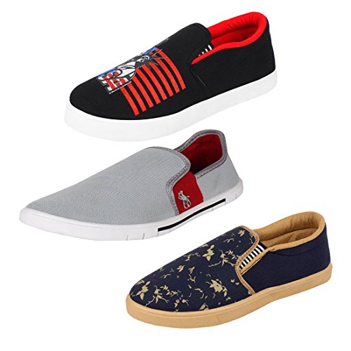 Bersache Men Casual Pack Of 3 Loafers & Moccasins RS.549 (73.00% Off) - Amazon