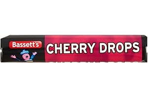 Bassett - Bonbons Cherry Drops à la cerise - 6 rouleaux de 40 g