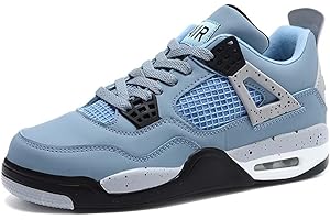 Mevoit Damen Herren Air 4 Retro Skateboardschuhe Schuhe Laufschuhe Turnschuhe mit Luftpolster Walkingschuhe Basketballschuhe Sportschuhe Sneaker