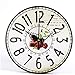 Produktbild Gwgdjk Vintage Mode Große Wanduhren Stille Design Durable Küche Büro Wohnzimmer Dekorative Uhr Wanduhren Holz 12inch