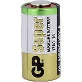 Gp Batteries Gp476A S&uuml;per Alkalin 476A/Px28A/A544/4Lr44 Boy Pil, 6 Volt, Tekli Kart