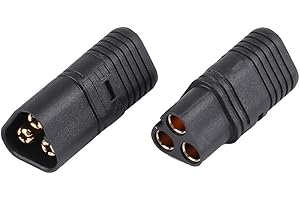Dilwe Connecteur MT60, Plug mâle et Femelle ESC vers Moteur