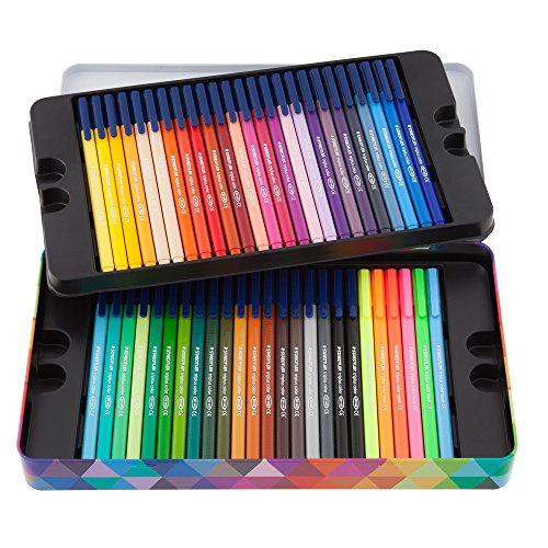 Staedtler 323 M50 Fasermaler triplus color ergonomische Dreikantform, stabile Spitze, Strichbreite 1.0 mm - 2
