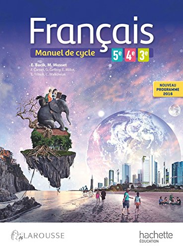 Français 5e4e3e (cycle 4) (Français Ed 2016)