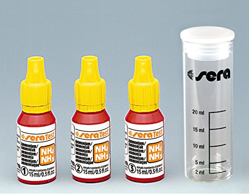 sera 04910 NH4/NH3-Test 15 ml – Ammonium/Ammoniak Test für ca. 60 Messungen, misst zuverlässig und genau den NH3/NH4-Gehalt, für Süß- & Meerwasser, im Aquarium oder Teich - 3