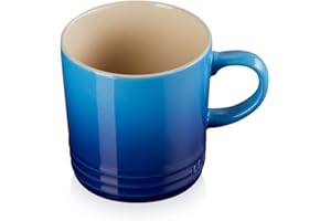LE CREUSET Taza de cerámica de gres, 0, 35 L, Azure, 70302352200002